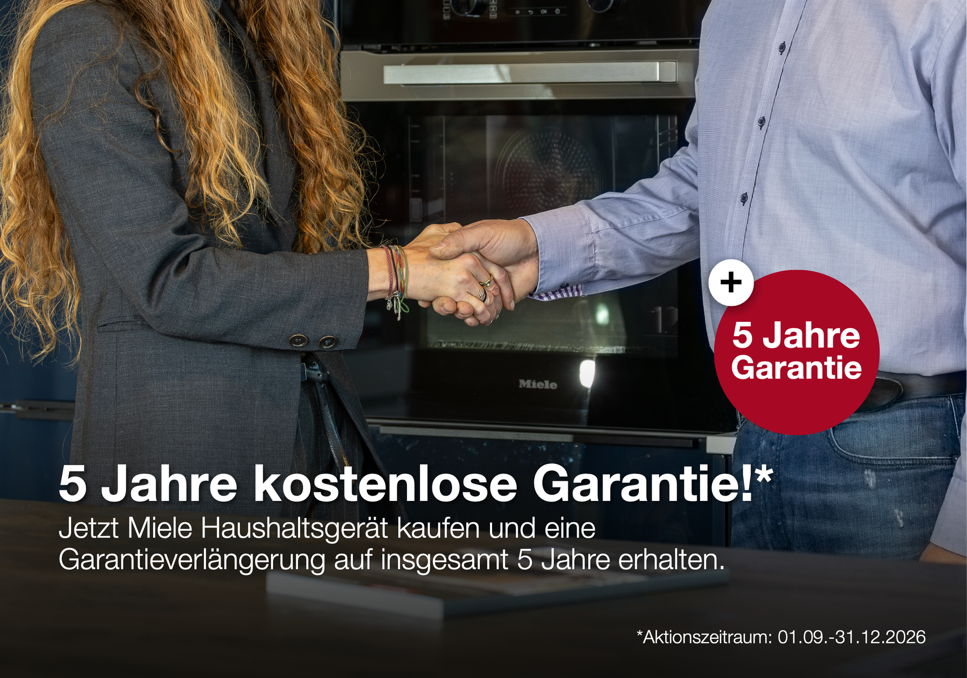 5 Jahre Garantie auf Miele Geräte