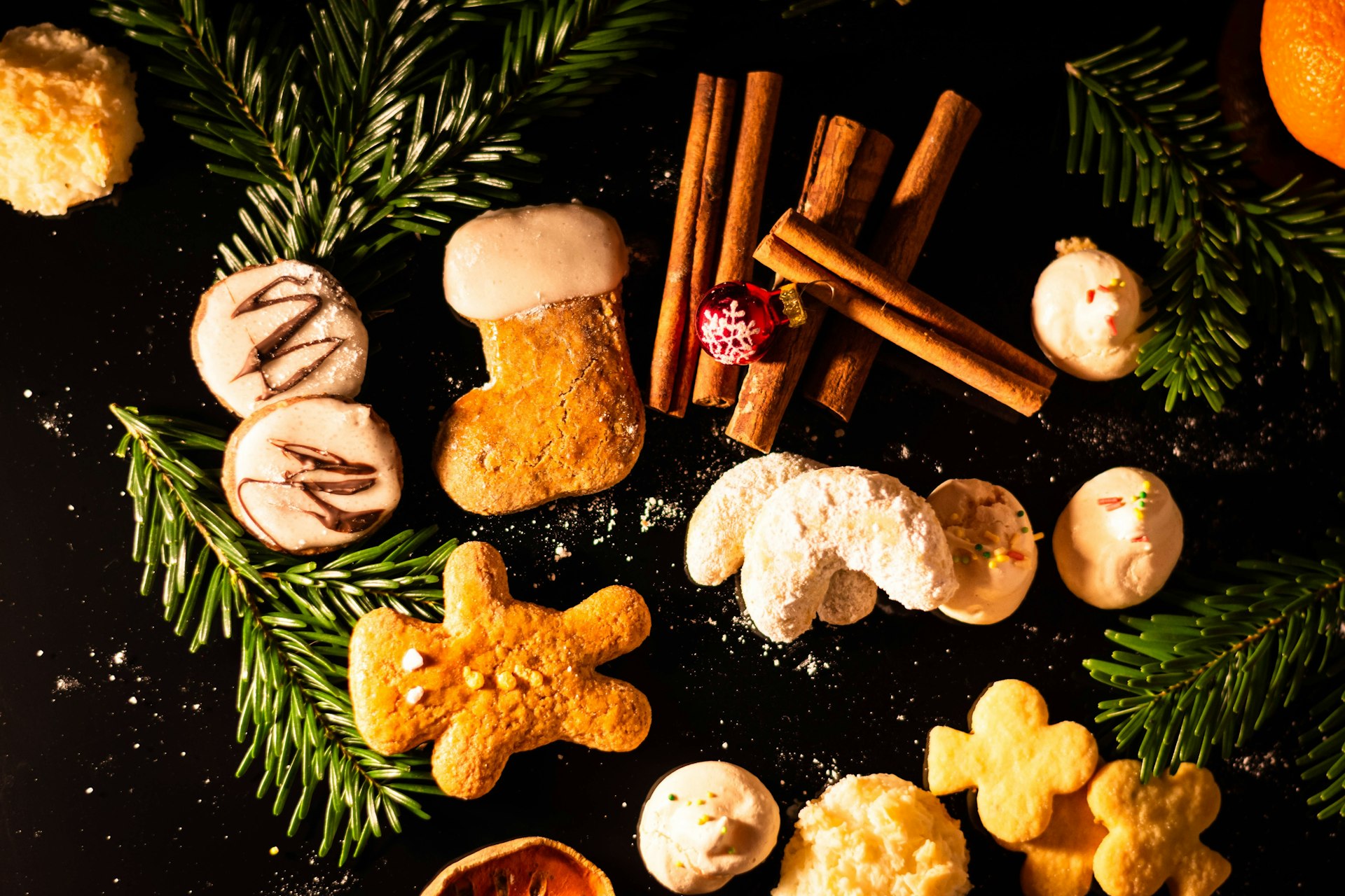 Weihnachtskekse backen