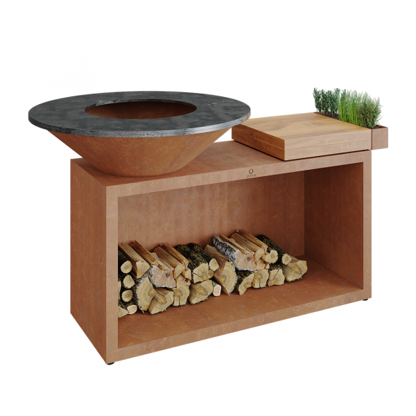 OFYR Island Corten 100 Teak Wood