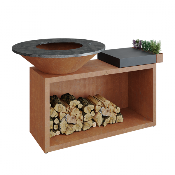 OFYR Island Corten 100 Ceramic Dark Grey