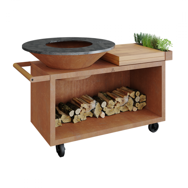 OFYR Island Corten 100 PRO Teak Wood