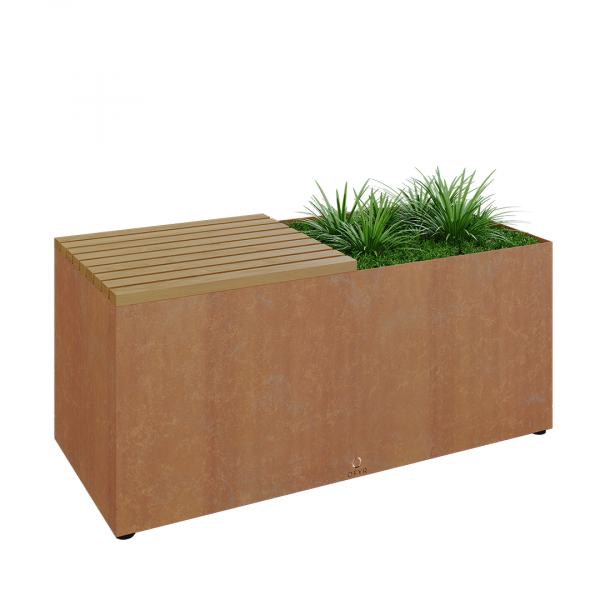 OFYR Garden Bench Corten