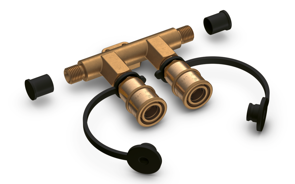 EasySplit Gas Doppelverteiler Gas