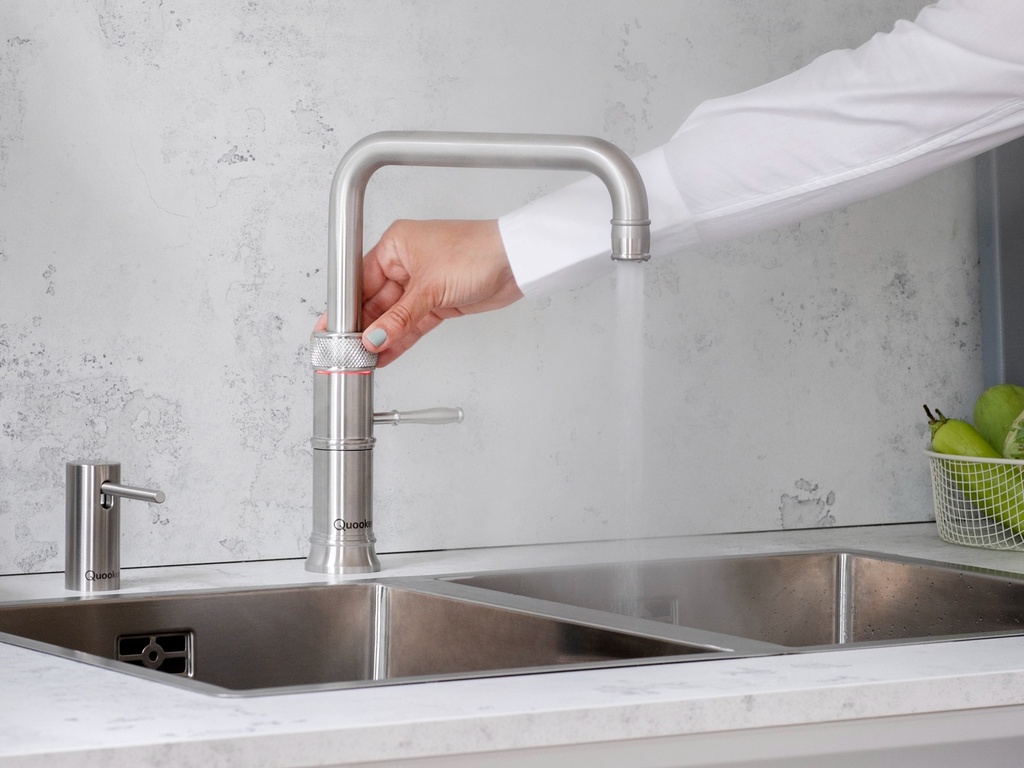 Quooker Classic Fusion Square Messing + PRO3