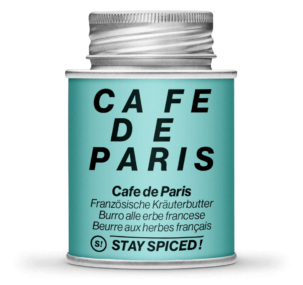 STAY SPICED! Cafe de Paris - Kräuterbutter Gewürzzubereitung, 170 ml Schraubdose
