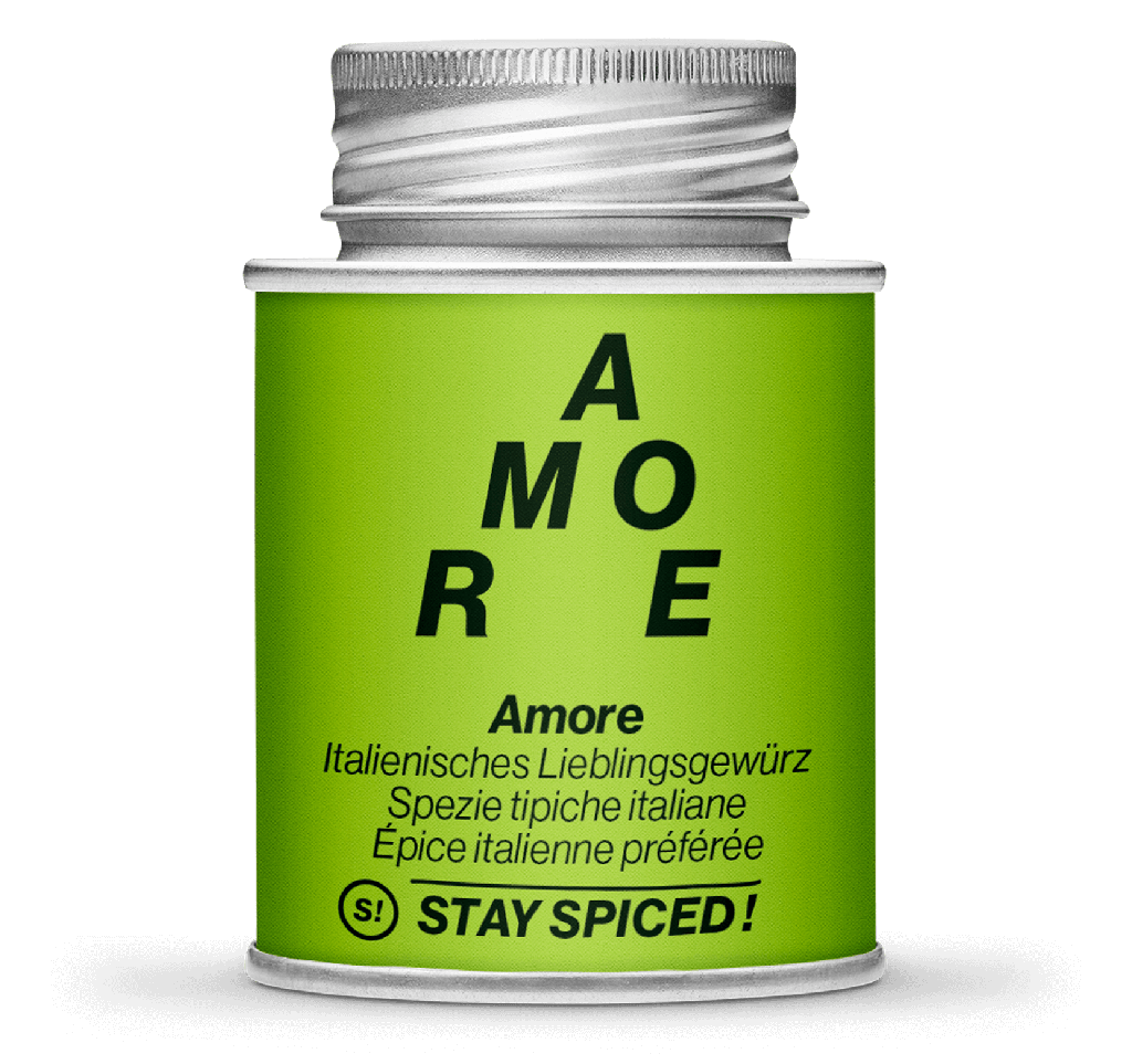 STAY SPICED! Amore - Pesce, Pollo & Vitello, 170 ml Schraubdose