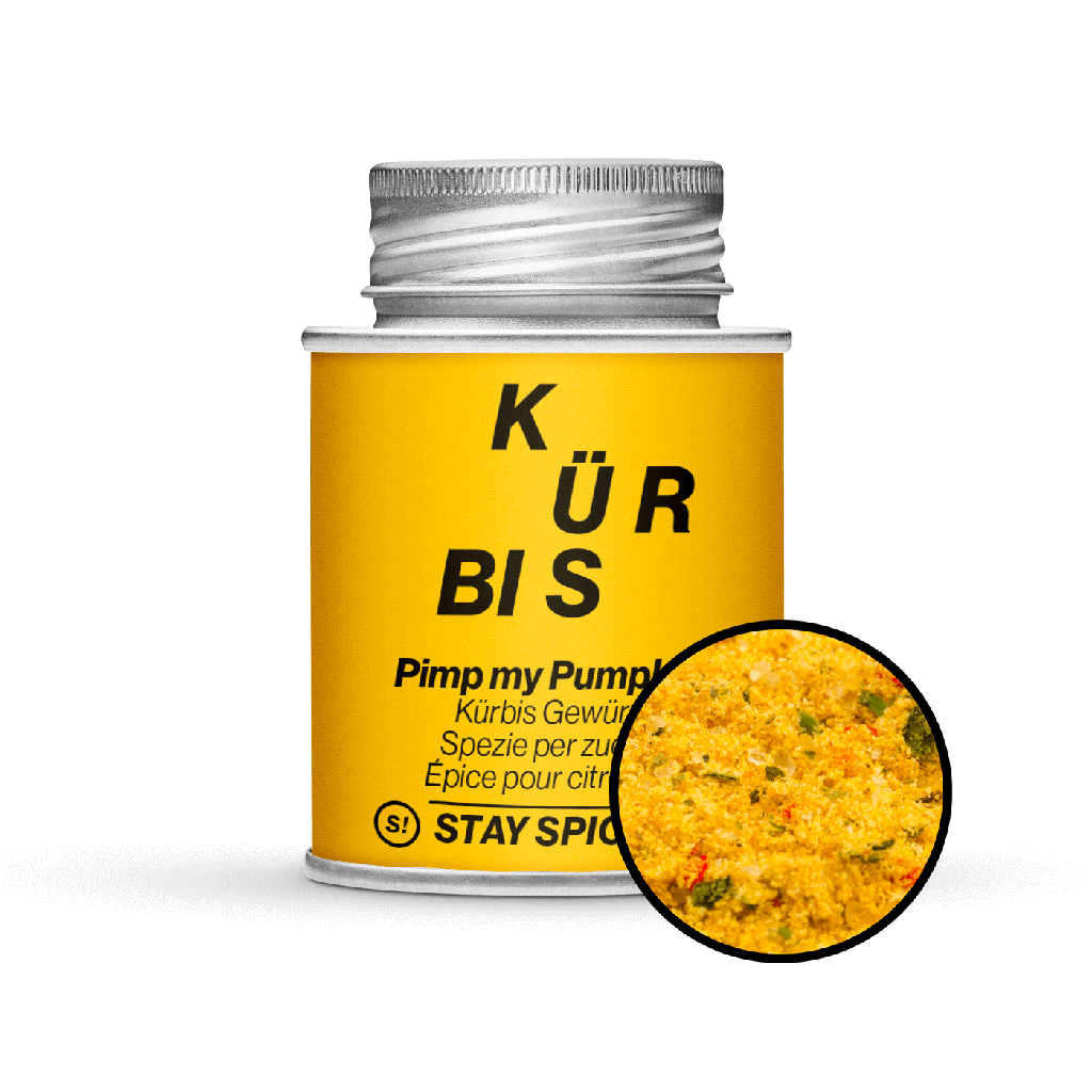 STAY SPICED! Kürbis Gewürz - "Pimp my Pumpkin", 170 ml Schraubdose