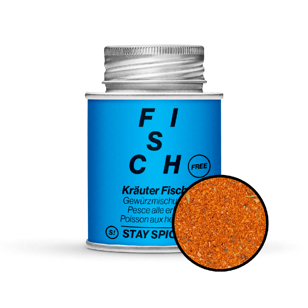 STAY SPICED! FREE Kräuter Fisch, 170 ml Schraubdose