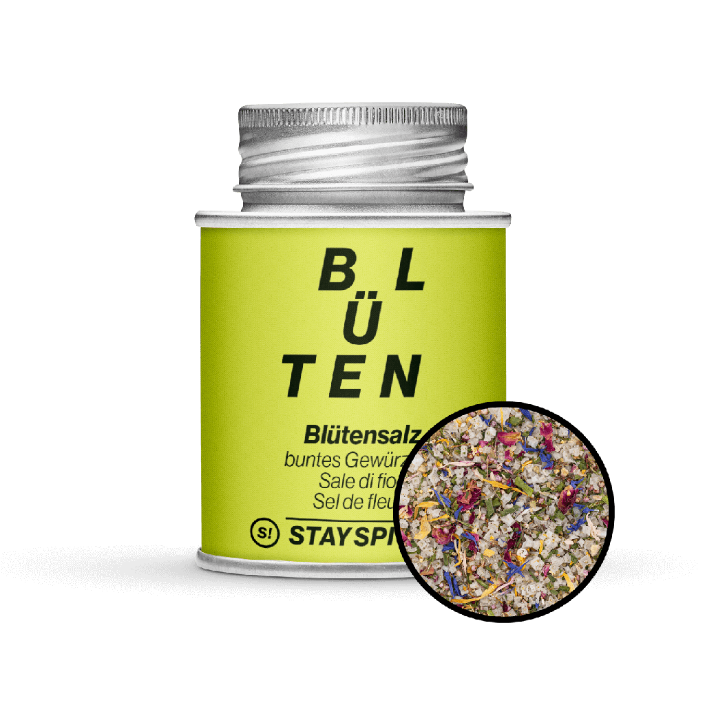 STAY SPICED! Blütensalz, 170 ml Schraubdose
