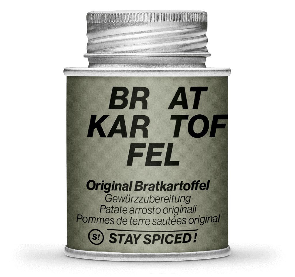 STAY SPICED! Original Salzburger Bratkartoffel-Gewürzzubereitung, 170 ml Schraubdose