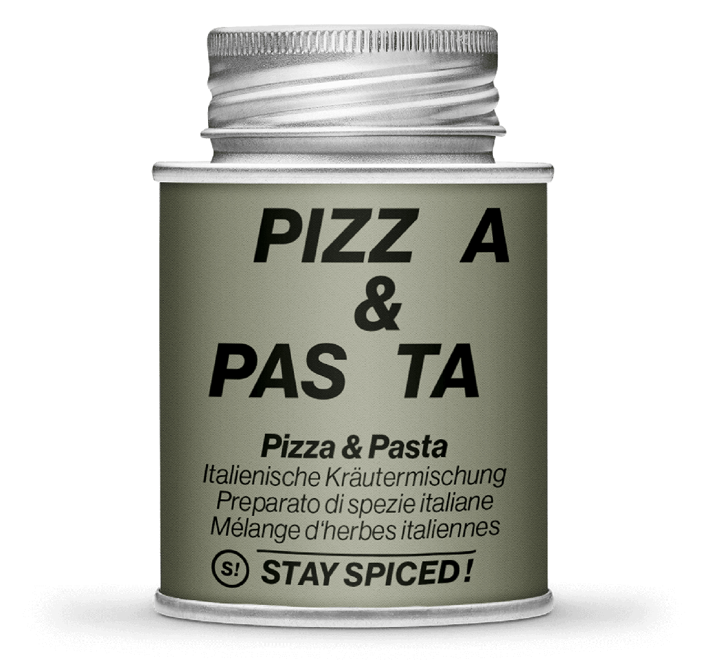 STAY SPICED! Pizza & Pasta Kräuter, 170 ml Schraubdose