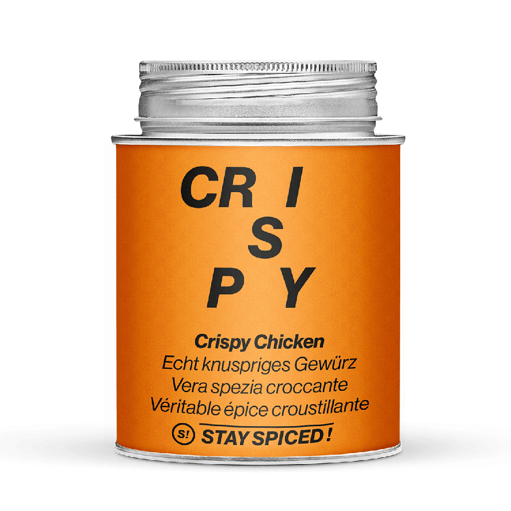 STAY SPICED! Crispy Chicken - Echt knuspriges Gewürz, 870 ml Schraubdose (400 g)