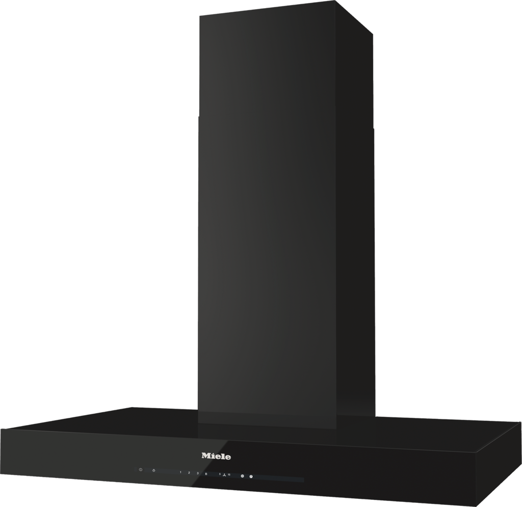 DA 6698 W Puristic Edition 6000 Wand-Dunstabzugshaube Obsidianschwarz Wand-Dekorhauben
