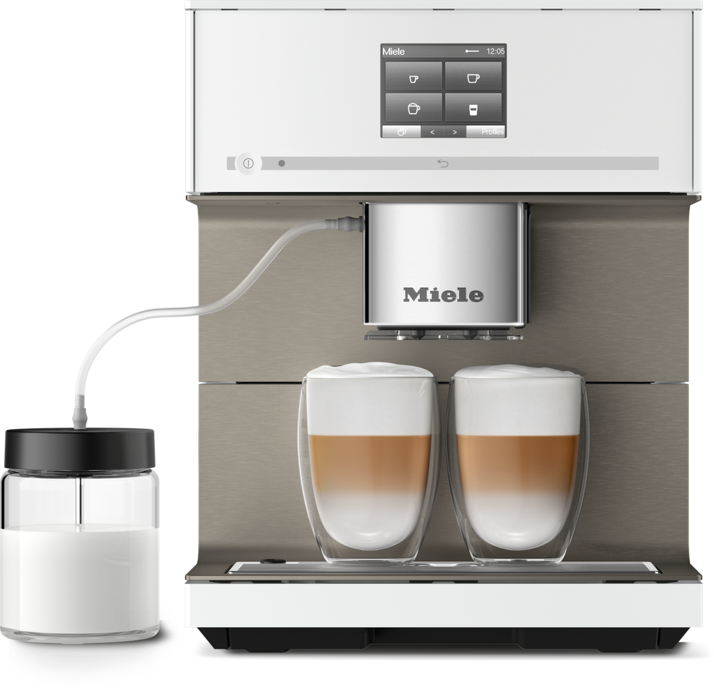 CM 7550 Stand-Kaffeevollautomat Brillantweiß 