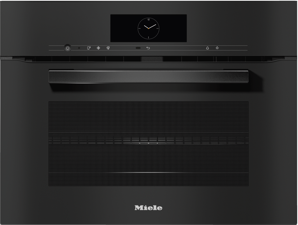 H 7840 BM Kompakt-Backofen mit Mikrowelle Obsidianschwarz Kompakt-Backöfen mit Mikrowelle