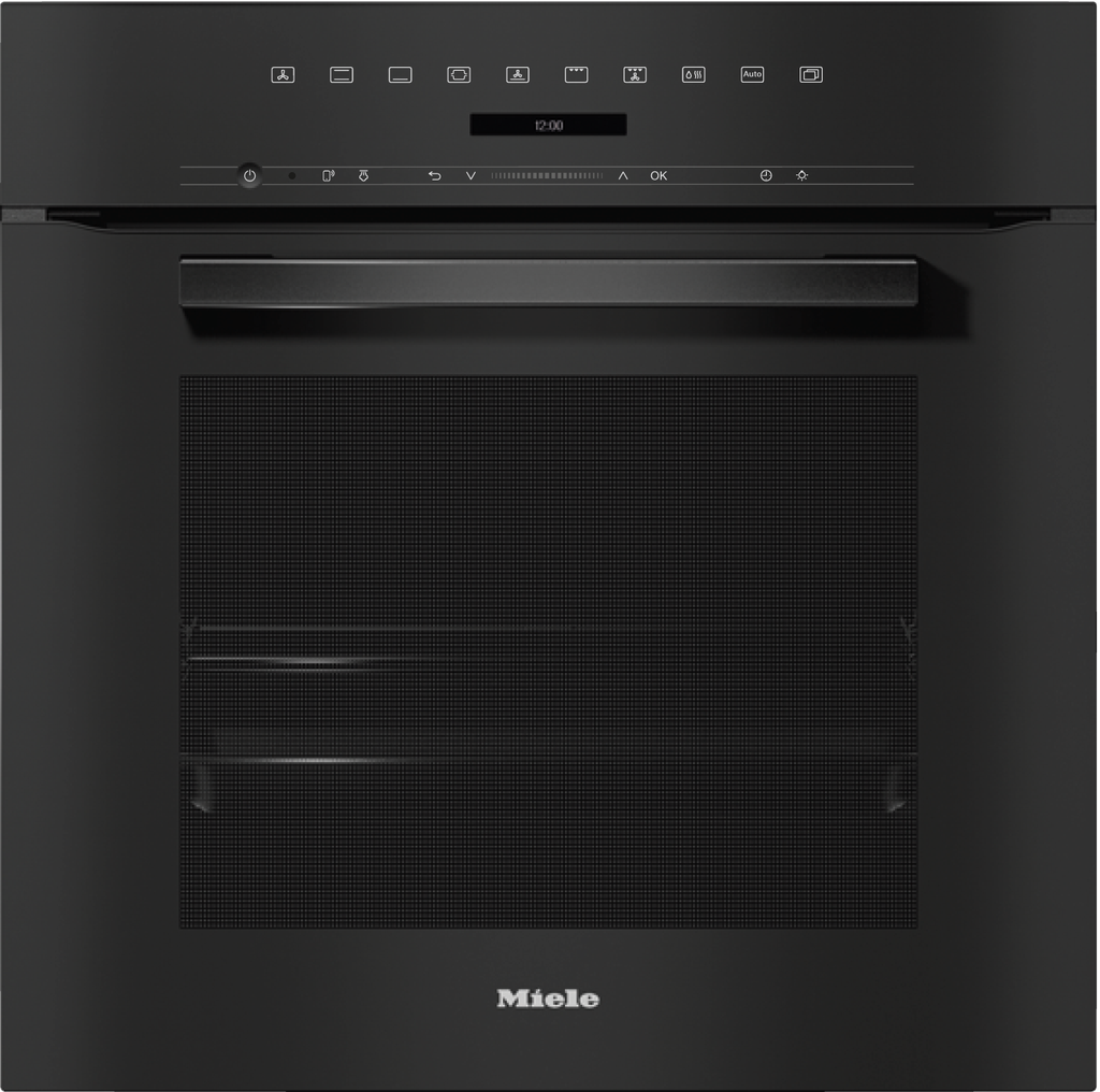 H 7264 B Backofen Obsidianschwarz Einbau-Backöfen bis 60 cm Breite