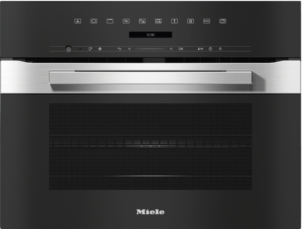 H 7240 BM Kompakt-Backofen mit Mikrowelle Edelstahl/CleanSteel Kompakt-Backöfen mit Mikrowelle