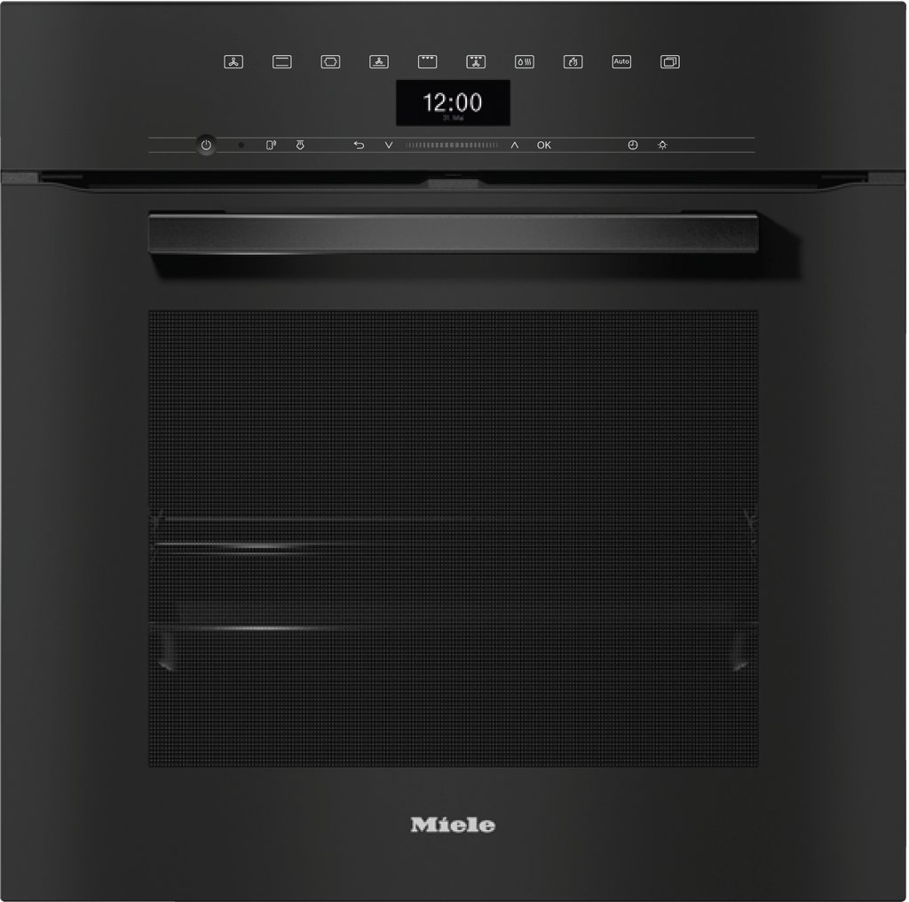 H 7464 BP Backofen Obsidianschwarz Einbau-Backöfen bis 60 cm Breite