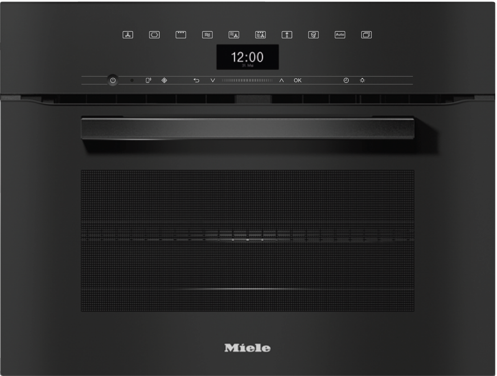 H 7440 BM Kompakt-Backofen mit Mikrowelle Obsidianschwarz Kompakt-Backöfen mit Mikrowelle