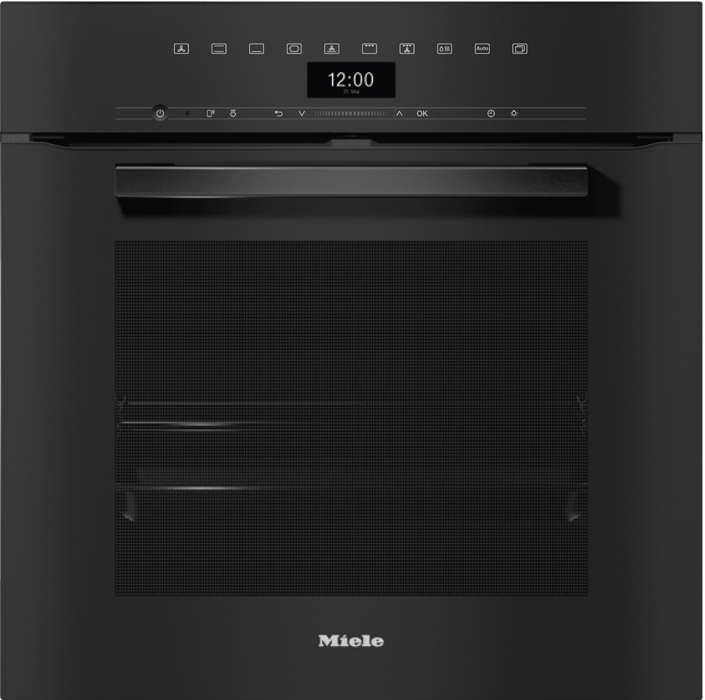 H 7460 B Backofen Obsidianschwarz Backöfen bis 60 cm Breite