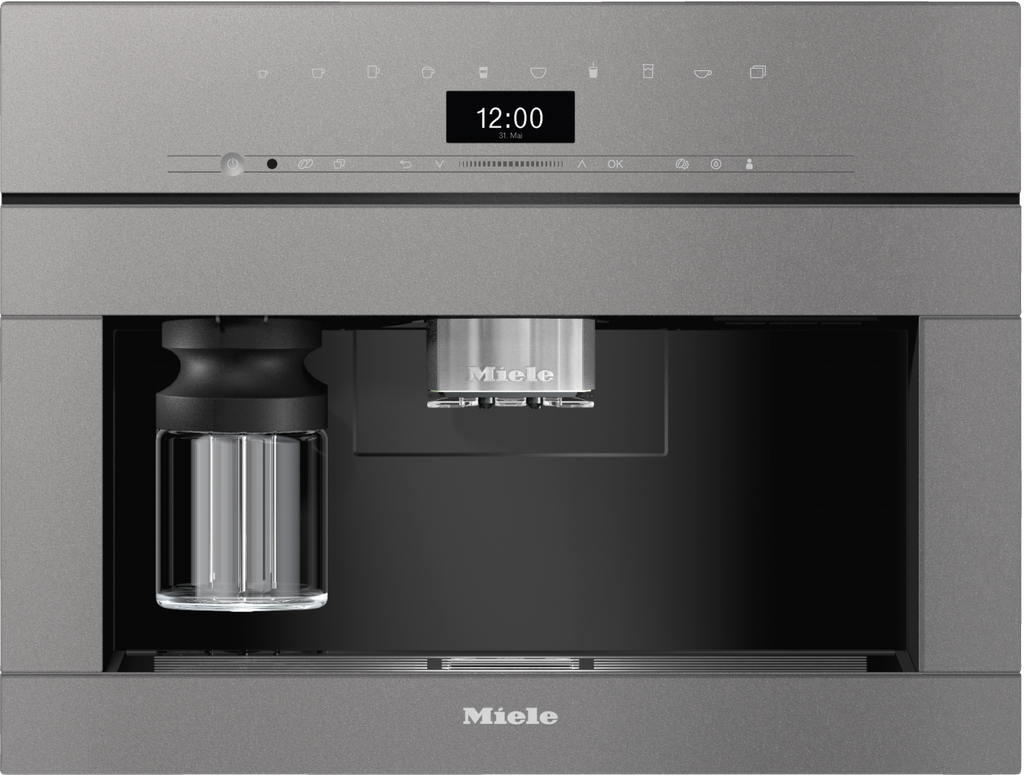 CVA 7440 Einbau-Kaffeevollautomat Graphitgrau Kaffeevollautomaten, 45er Nische 60 cm