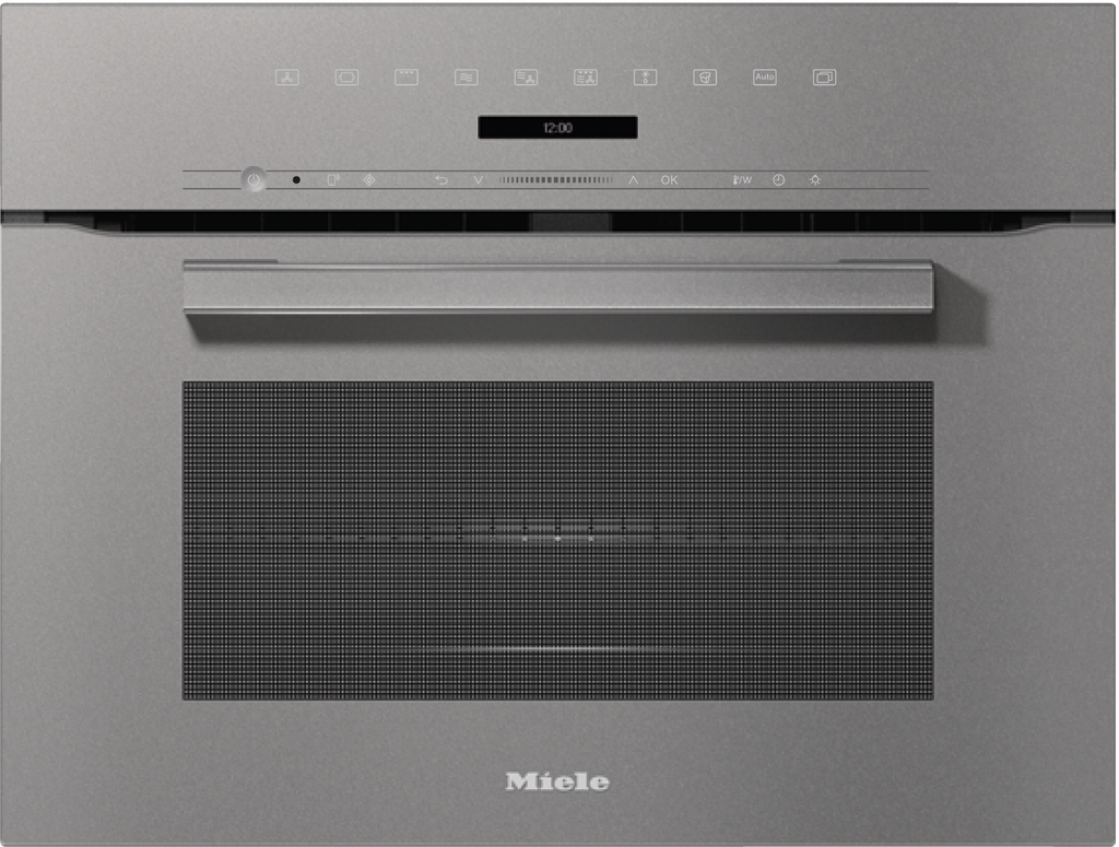 H 7240 BM Kompakt-Backofen mit Mikrowelle Graphitgrau Kompakt-Backöfen mit MW