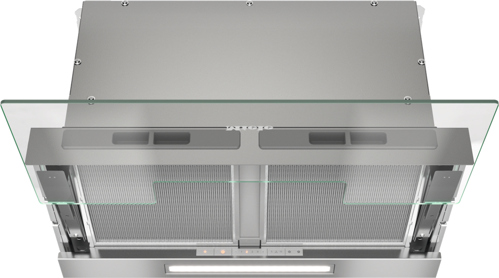 Dunstabzugshaube DAS 4640 Glas transparent Flachpaneelhauben