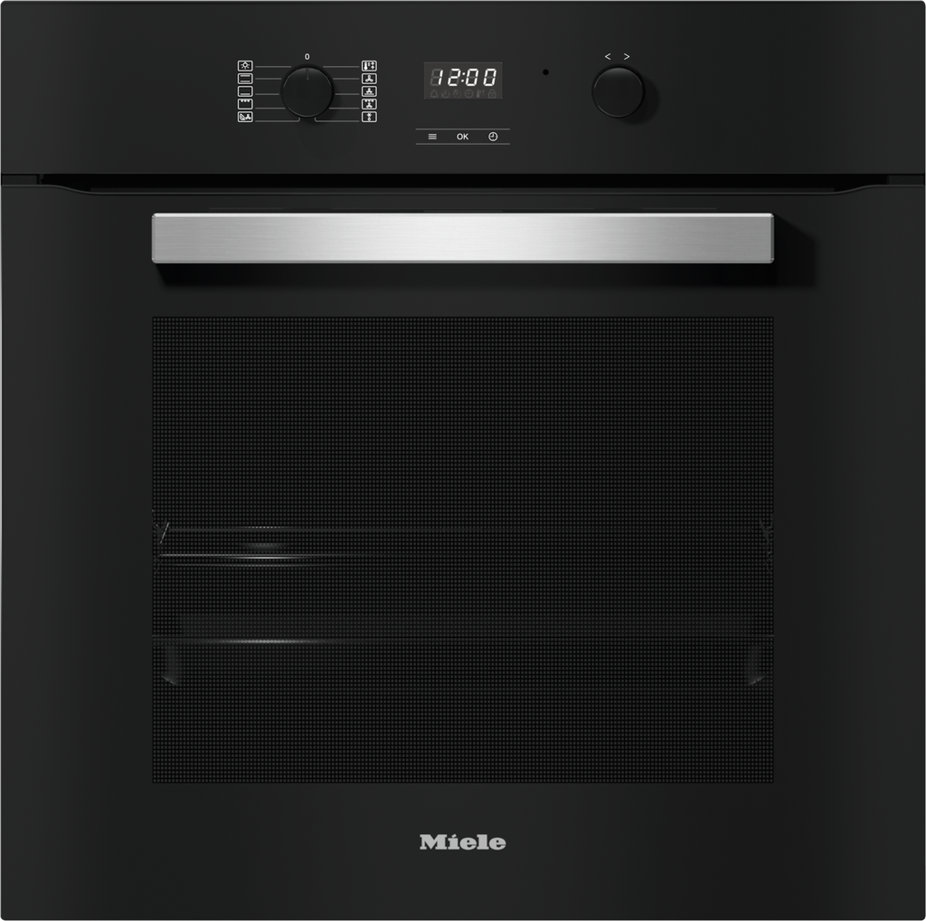 Einbau-Backofen H 2455 B Obsidianschwarz Backöfen bis 60 cm Breite