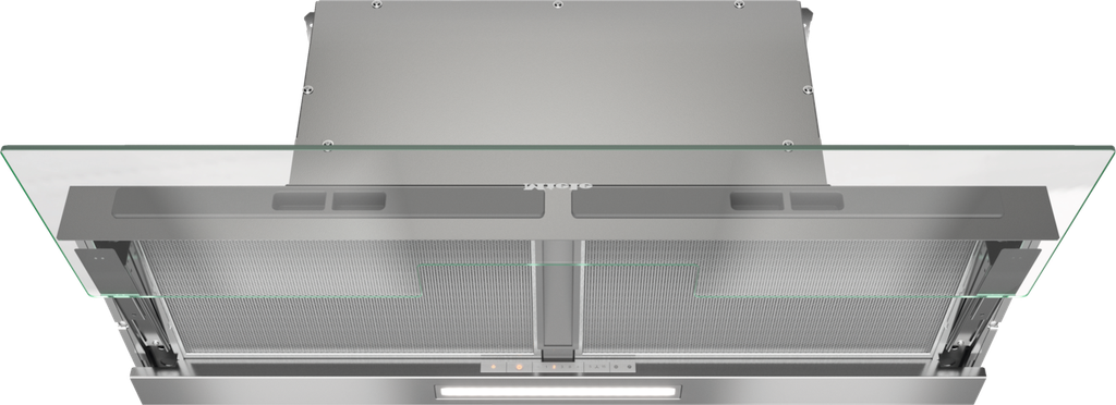 Dunstabzugshaube DAS 4940 Glas transparent Flachpaneelhauben
