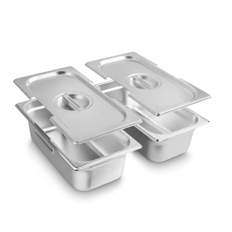 1/3 Behälter-Set mit Deckel – tief