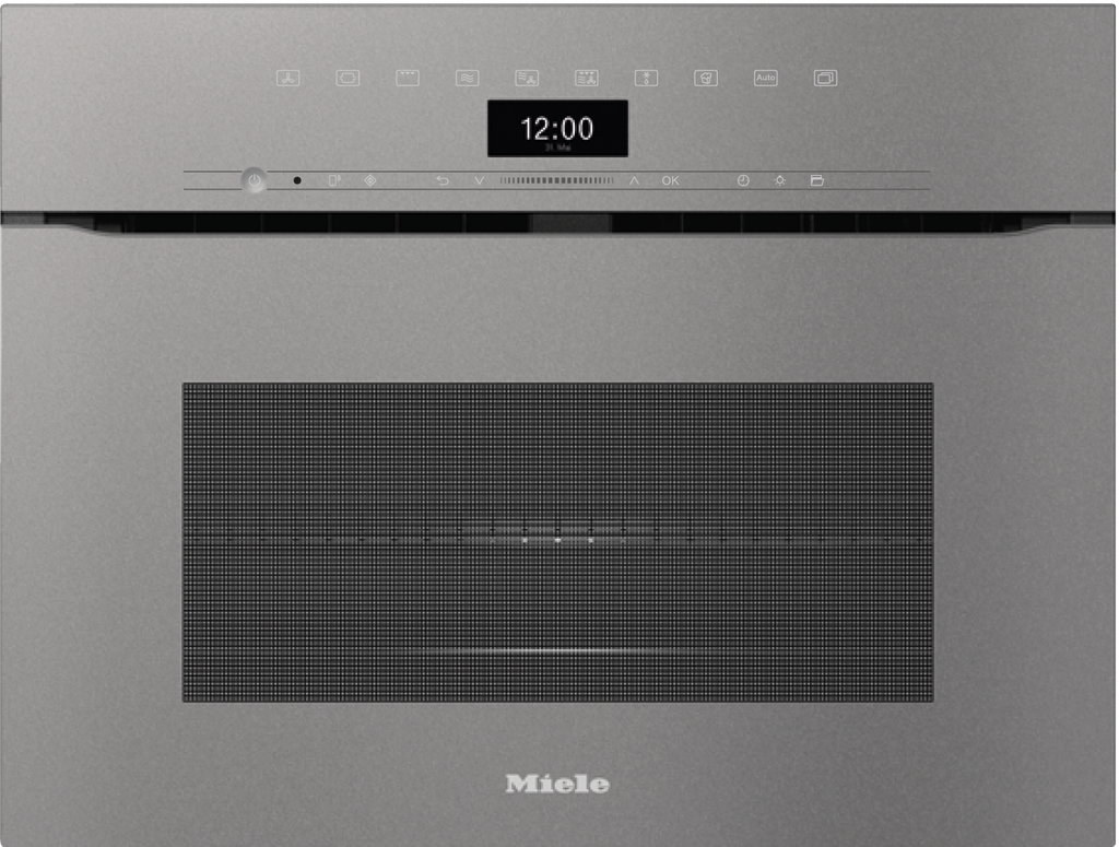 Kompakt-Backofen H 7440 BMX Graphitgrau