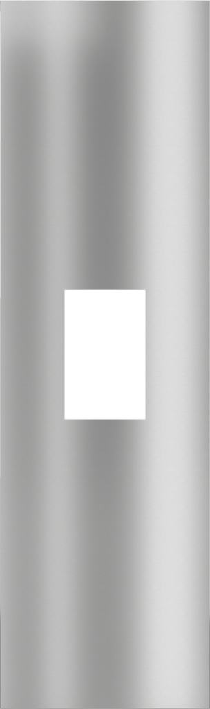 KFP 2445 ed/cs Edelstahl-Front 