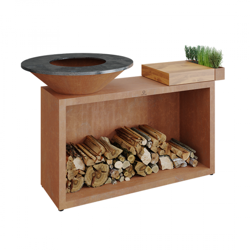 [OF-OI-85-TW] OFYR Island Corten 85 Teak Wood