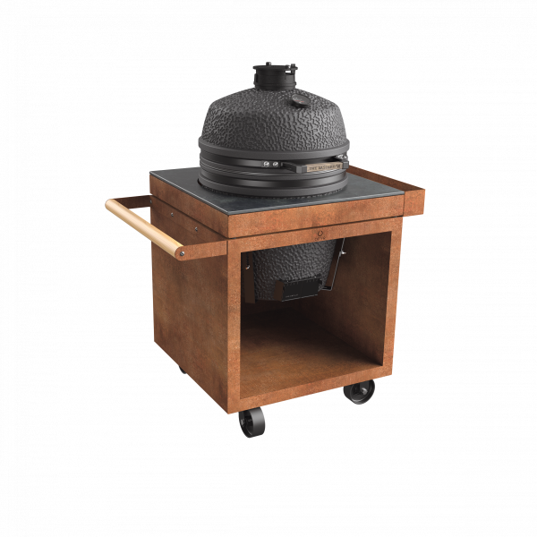 [OF-O-K-T-65-PRO-CC-TB] OFYR Kamado Table Corten 65 PRO Concrete The Bastard