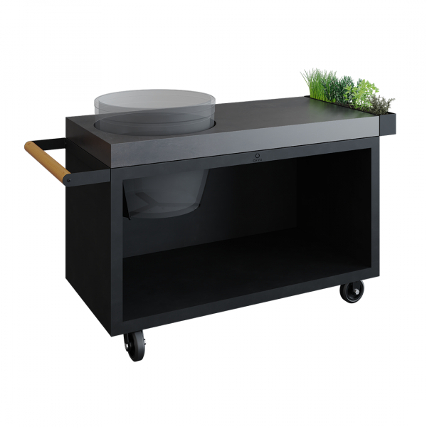 [OF-O-K-T-B-135-PRO-CC-TB] OFYR Kamado Table Black 135 PRO Concrete The Bastard