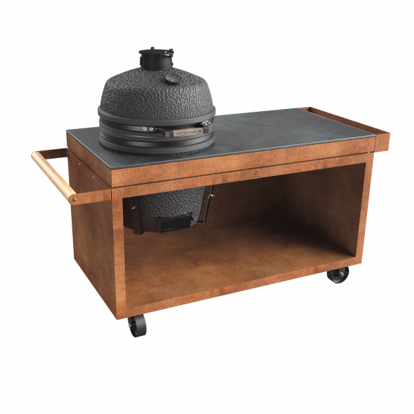 [OF-O-K-T-150-PRO+-CCD] OFYR Kamado Table Corten 150 PRO+ Ceramic Dark Grey  (geeignet für TB VX Large Solo)