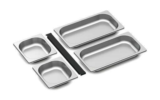 [12937810] Miele OrgManager (Gar- und Lagerschalen Set mit Haltesteg)