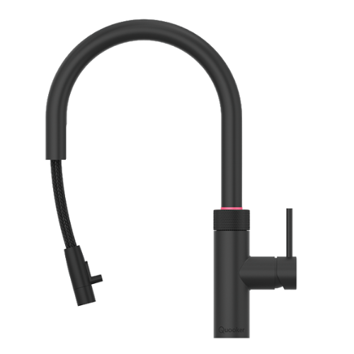 [FXRBLK-PRO3] Quooker Flex Round Schwarz + PRO3