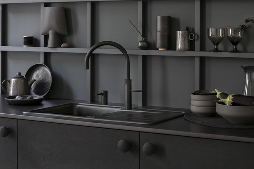 [FNRBLK-PRO3] Quooker Fusion Round Schwarz + PRO3