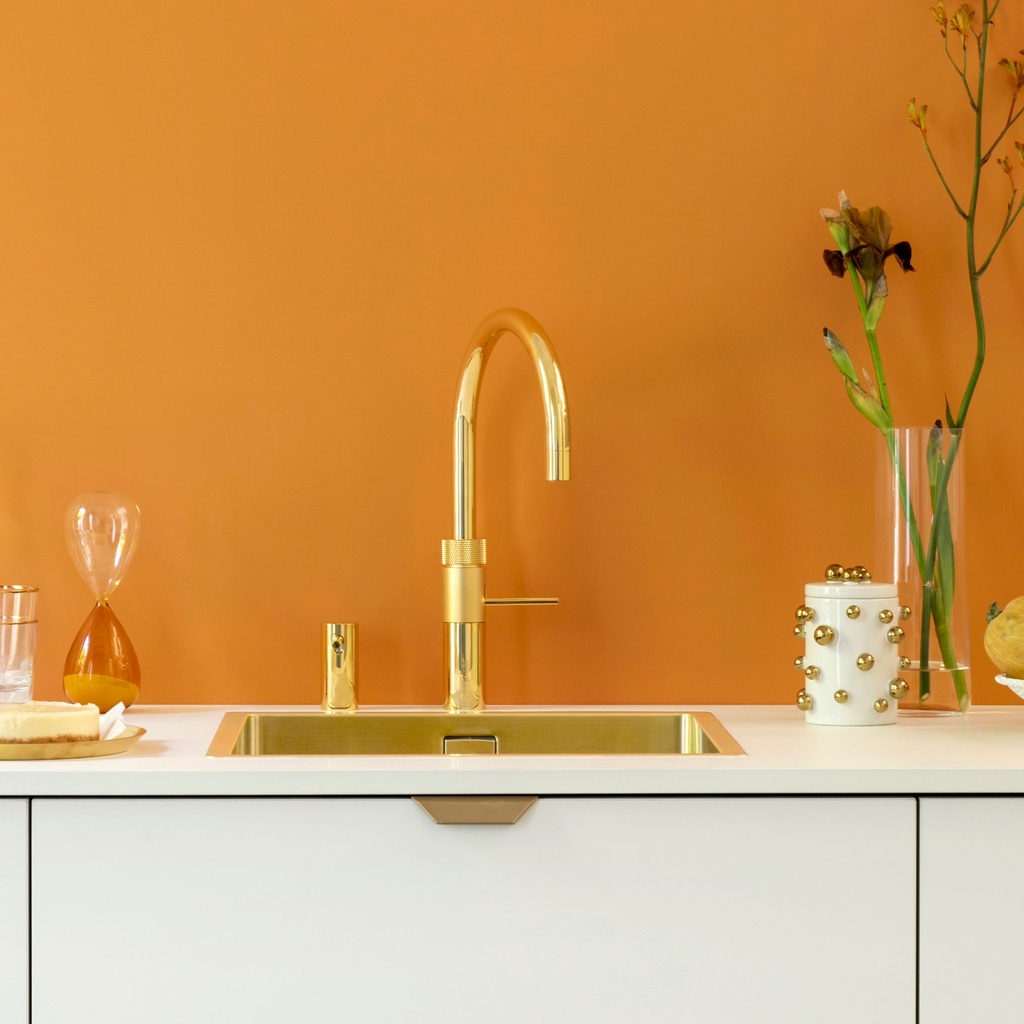 [FNRGLD-PRO3] Quooker Fusion Round Gold + PRO3