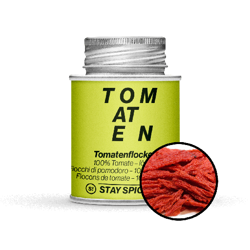 [E0000376818] STAY SPICED! Tomatenflocken, 170 ml Schraubdose