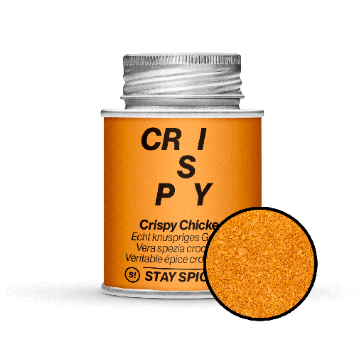 [E0000376820] STAY SPICED! Crispy Chicken - Echt knuspriges Gewürz, 170 ml Schraubdose