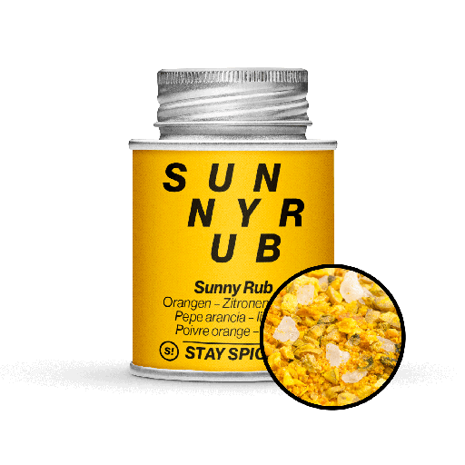[E0000376821] STAY SPICED! Sunny Rub, 170 ml Schraubdose