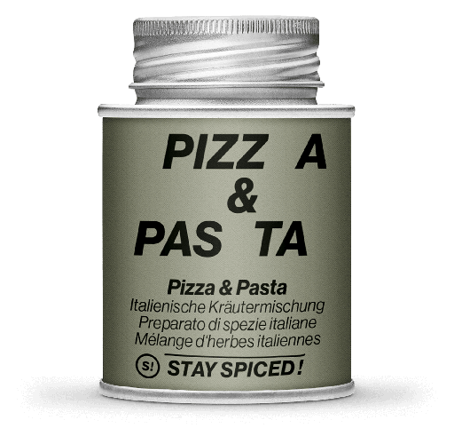 [E0000376831] STAY SPICED! Pizza & Pasta Kräuter, 170 ml Schraubdose