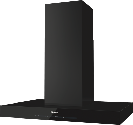 [10750470] DA 6698 D Puristic Edition 6000 Insel-Dunstabzugshaube Obsidianschwarz Insel-Dekorhauben