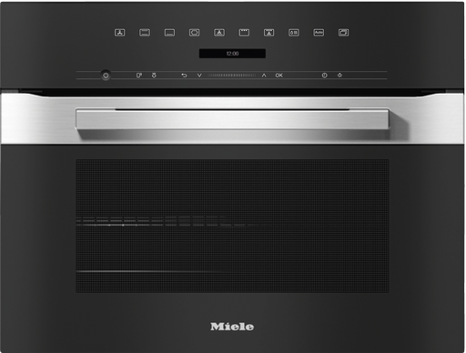 [11104130] H 7244 B Kompakt-Backofen Edelstahl/CleanSteel Kompakt-Backöfen ohne Mikrowelle