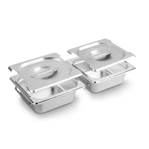 [OW420752] 1/6 Behälter-Set mit Deckel – flach