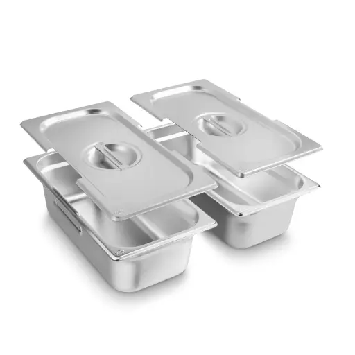 [OW420755] 1/3 Behälter-Set mit Deckel – tief