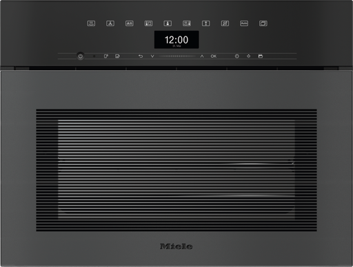 [12305530] DGC 7445 HCX Pro Griffloser Kompakt-Dampfbackofen mit Frisch- und Abwasseranschluss